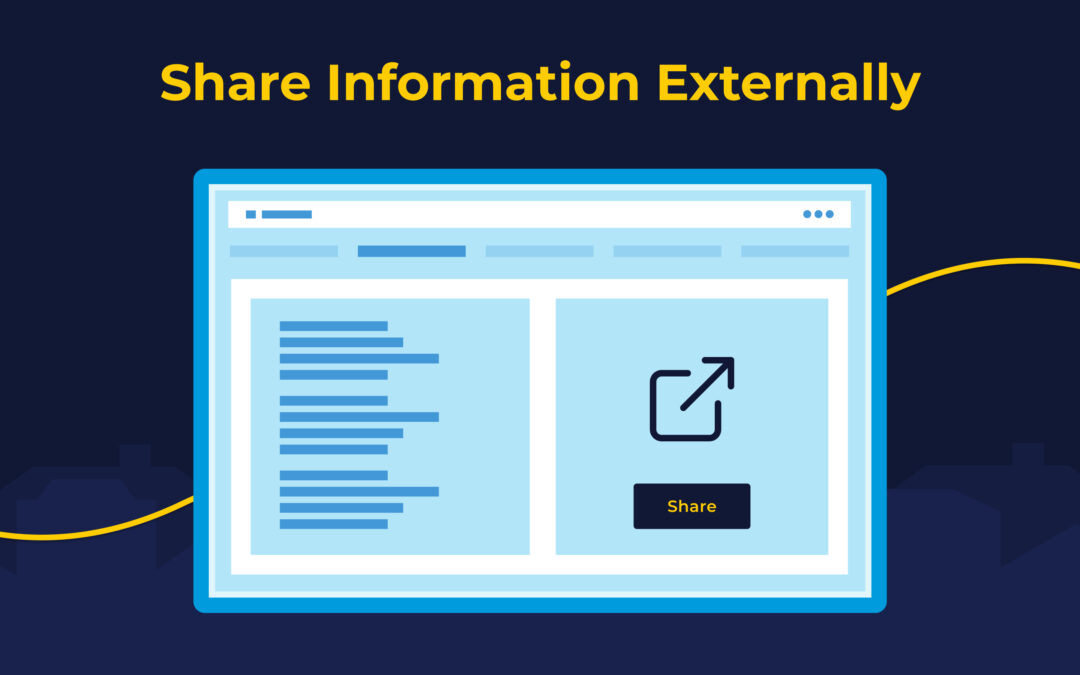 Operance New Feature: You Can Now Share Information Externally With People Outside of Operance!